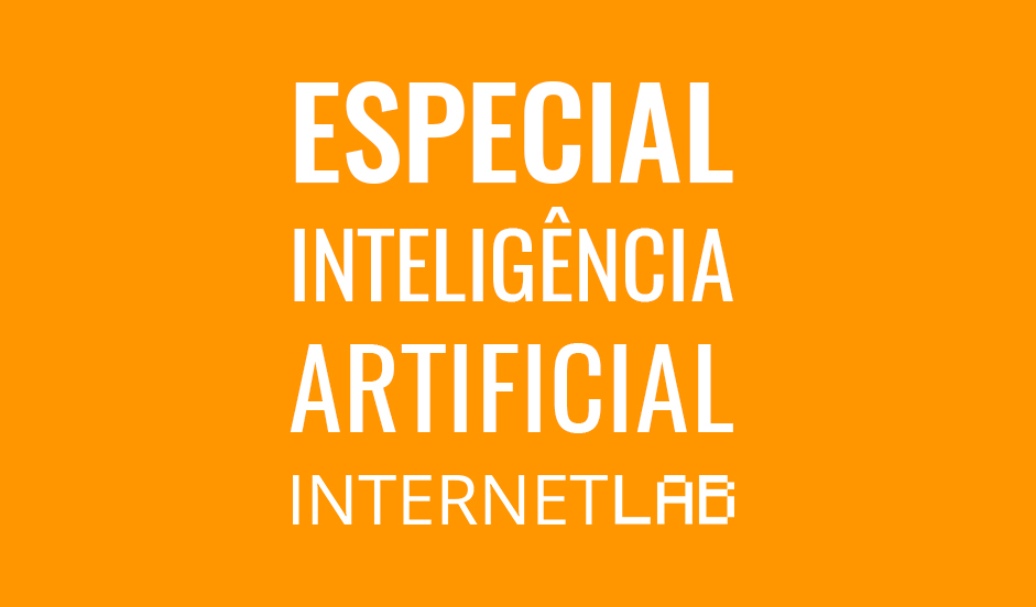 Imagem com fundo laranja e os escritos " Especial inteligência artificial"